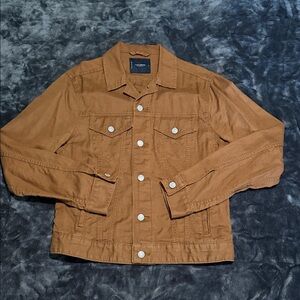 Men’s Lucky Brand Linen Blend Trucker Jacket - S